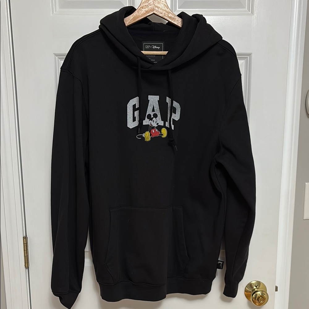 GAP Black Hoodie with Disney Design